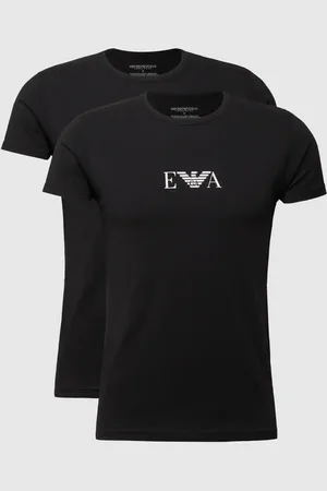 Emporio Armani T-Shirt mit Label-Print im 2er-Pack in , Größe S