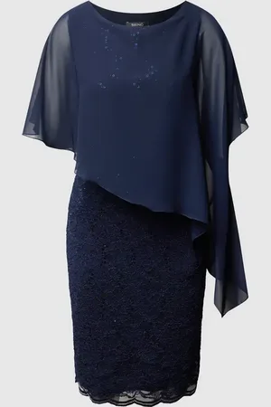 Swing Knielanges Cocktailkleid mit Paillettenbesatz in , Größe 38