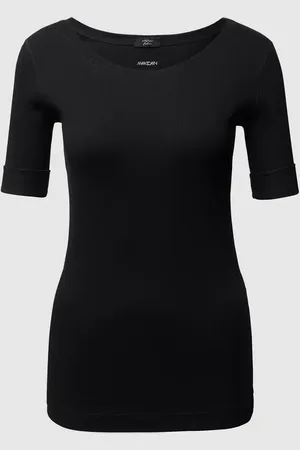 Marc Cain Shirt mit Rippenstruktur und 1/2-Arm in , Größe 38