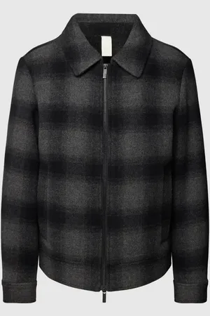 SELECTED Jacke aus woll-Mix mit Umlegekragen in , Größe M