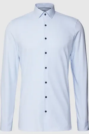 Olymp Slim Fit Businesshemd aus Twill mit Stretch-Anteil in , Größe 38