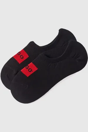 HUGO BOSS Füßlinge mit Label-Print im 2er-Pack in , Größe 35-38