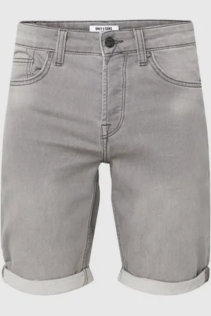 Only & Sons Jeansshorts mit Label-Details in , Größe S