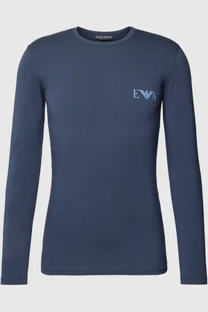 Emporio Armani Longsleeve mit Label-Print in , Größe S