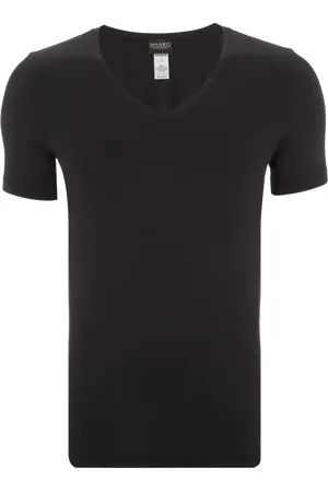 Hanro T-Shirt mit V-Ausschnitt in , Größe S