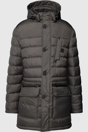 Bugatti Steppjacke mit Kapuze und Pattentaschen in , Größe 28