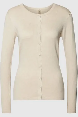soyaconcept Strickjacke mit Rundhalsausschnitt Modell 
