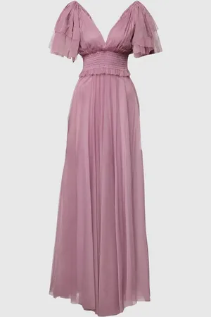 Lace & Beads Abendkleid mit elastischem Taillenband in , Größe S