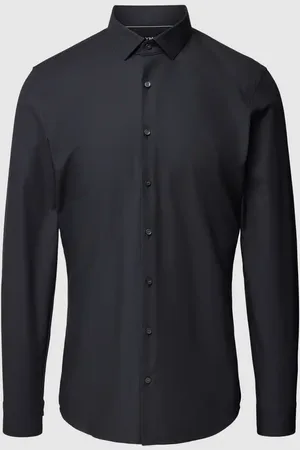 Olymp Slim Fit Businesshemd aus Twill mit Stretch-Anteil in , Größe 36