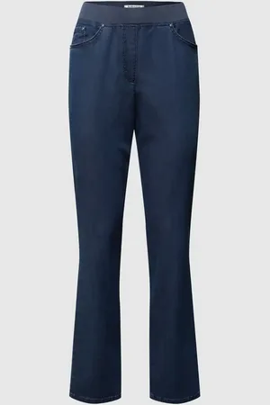 Brax Slim Fit 5-Pocket-Jeans mit elastischem Bund - 