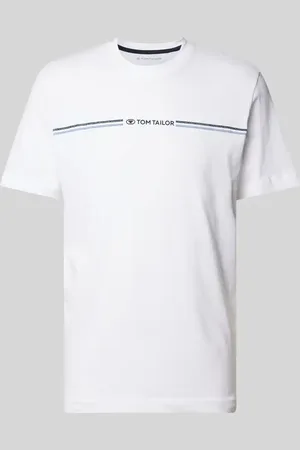 TOM TAILOR T-Shirt mit Label-Print in , Größe S