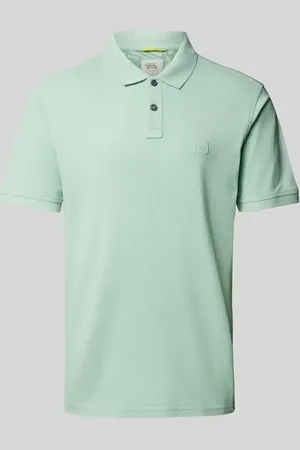 Camel Active Regular Fit Poloshirt mit Logo-Stitching in , Größe M