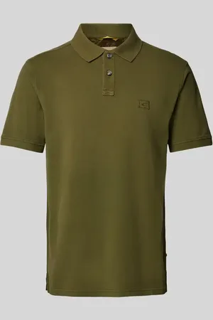 Camel Active Regular Fit Poloshirt mit Logo-Stitching in , Größe XL