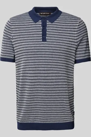 Michael Kors Regular Fit Poloshirt mit Strukturmuster Modell 