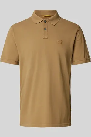 Camel Active Regular Fit Poloshirt mit Logo-Stitching in , Größe XXL