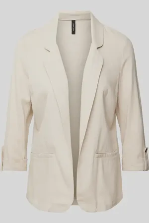 VERO MODA Blazer aus Viskose-Leinen-Mix mit 3/4-Arm Modell 