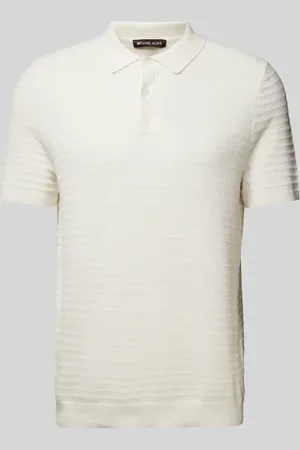 Michael Kors Regular Fit Poloshirt mit Strukturmuster Modell 