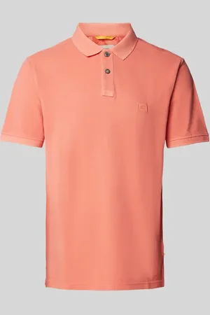 Camel Active Regular Fit Poloshirt mit Logo-Stitching in , Größe L