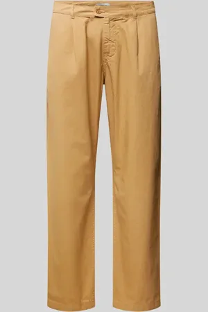 Thinking Mu Regular Fit Bundfaltenhose mit Gürtelschlaufen in , Größe 38