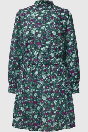 Marc O’ Polo Knielanges Kleid mit Allover-Muster in , Größe 36