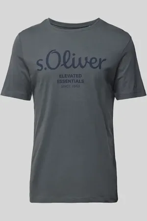 QS by s.Oliver T-Shirt mit Label-Print in , Größe M
