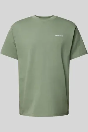 Carhartt T-Shirt mit Label-Stitching Modell 