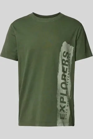 Camel Active Regular Fit T-Shirt aus reiner Baumwolle in , Größe M