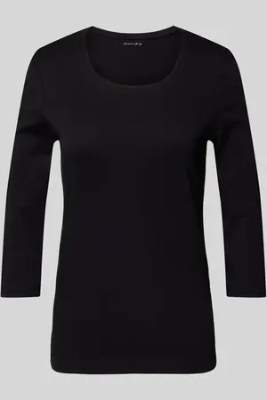 Christian Berg T-Shirt mit 3/4-Arm in unifarbenem Design in , Größe 36