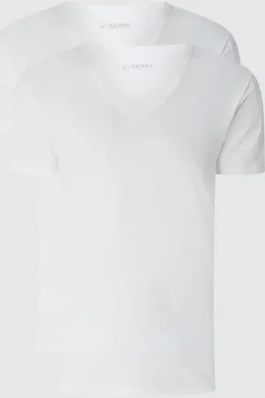 Jockey T-Shirt mit V-Ausschnitt im 2er-Pack in , Größe S