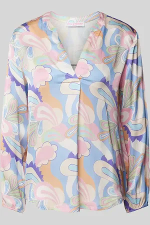 Frieda & Freddies Hemdbluse aus Viskose mit Allover-Print in , Größe 36