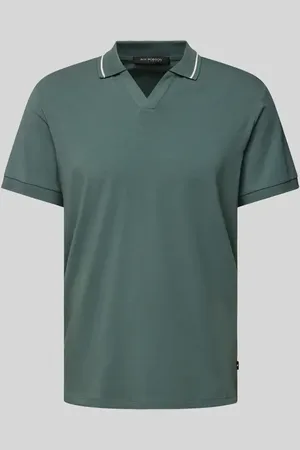 Roy Robson Regular Fit Poloshirt mit Kontraststreifen in , Größe S