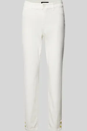Marc Cain Slim Fit Jeans in unifarbenem Design in , Größe 34