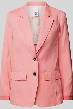 Marc Cain Blazer aus Leinen-Mix mit Pattentaschen in , Größe 38