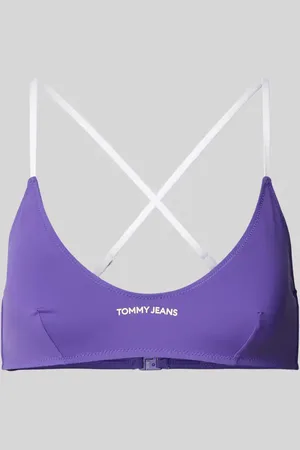 Tommy Hilfiger Bikini-Oberteil mit Label-Print in , Größe XS