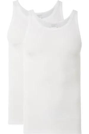 Schiesser Tanktop aus Baumwolle im 2er-Pack in , Größe 5