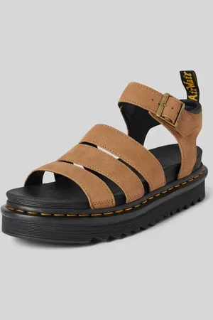 Dr. Martens Sandalette aus Leder mit Plateausohle in , Größe 36