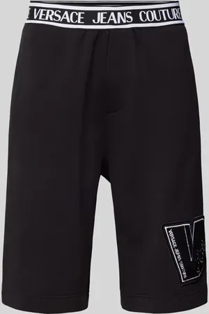 VERSACE Sweatshorts mit elastischem Logo-Bund in , Größe M