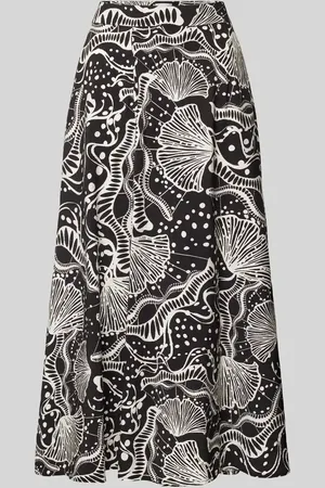 Object Maxirock mit Allover-Print Modell 