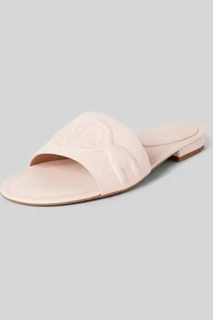 Ralph Lauren Sandalette aus Leder in unifarbenem Design Modell 