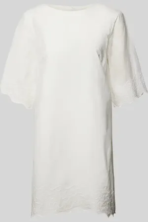 ESPRIT Minikleid in unifarbenem Design mit Rundhalsausschnitt in , Größe 36