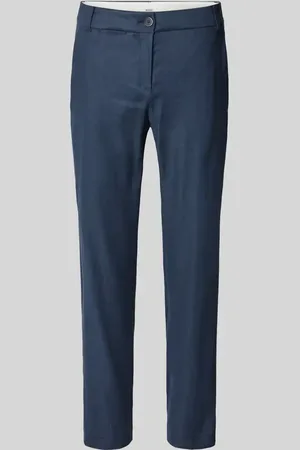 Brax Hose aus Leinen-Mix in unifarbenem Design Modell 