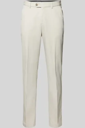 Hiltl Slim Fit Hose mit Bügelfalten Modell 