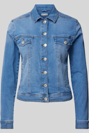 FRANSA Jeansjacke mit Brustpattentaschen Modell 