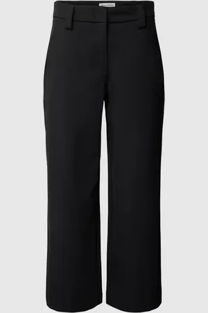 Marc O’ Polo Loose Fit Stoffhose aus Bio-Baumwoll-Interlock-Jersey in verkürzter Passform in , Größe 34