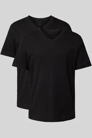 TOM TAILOR T-Shirt mit V-Ausschnitt im 2er-Pack in , Größe S