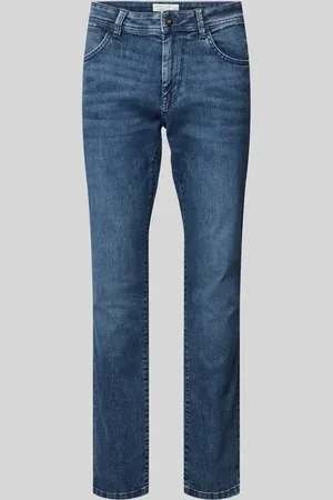 TOM TAILOR Regular Slim Jeans mit Label-Detail Modell 