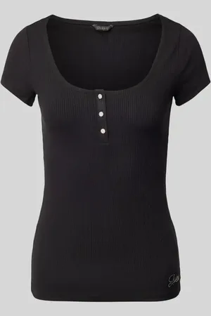 Guess T-Shirt in Ripp-Optik Modell 