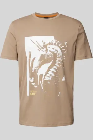 HUGO BOSS T-Shirt mit Motiv-Print in , Größe M