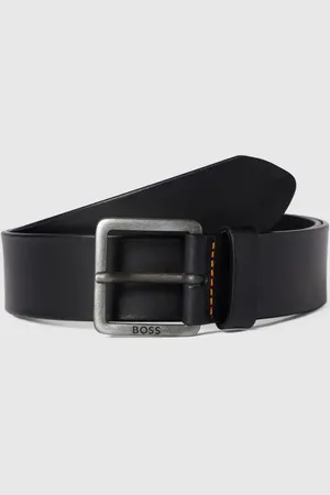 HUGO BOSS Ledergürtel mit Dornschließe in , Größe 85