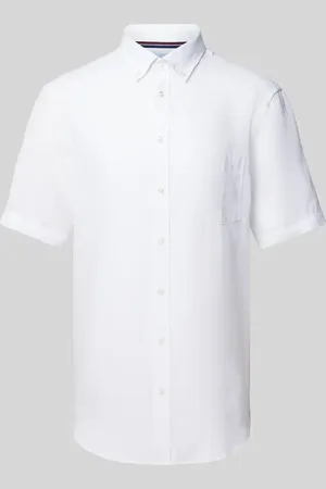Christian Berg Regular Fit Leinenhemd mit Button-Down-Kragen in , Größe M